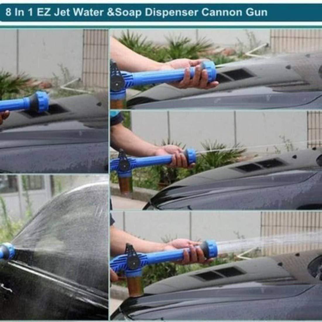 8-in-1 Turbo Spray Gun – High-Pressure Water Nozzle with Soap Dispenser for Car, Home & Garden Cleaning