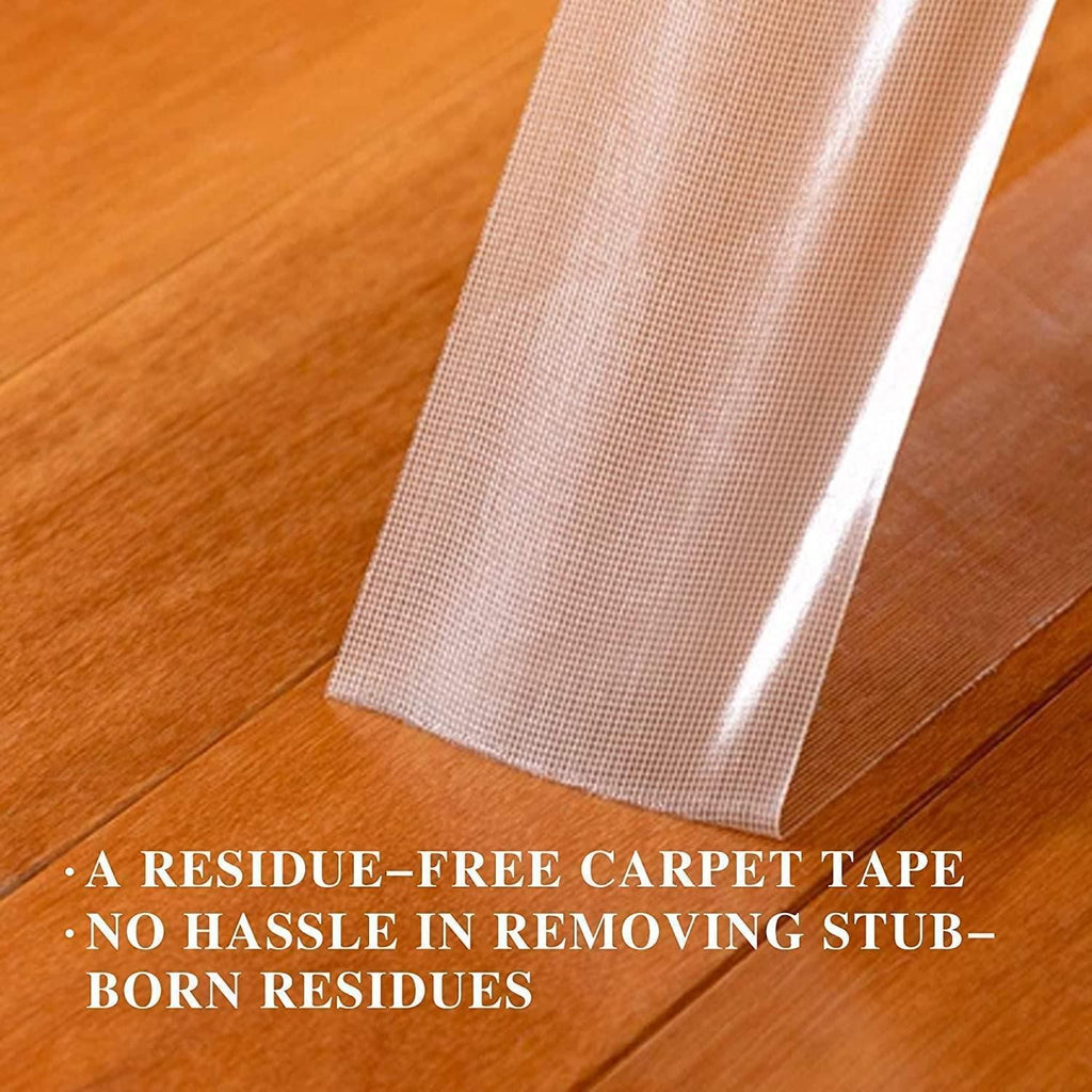 Double Grip Carpet Tape – Heavy-Duty Mesh Adhesive (1 Pc)