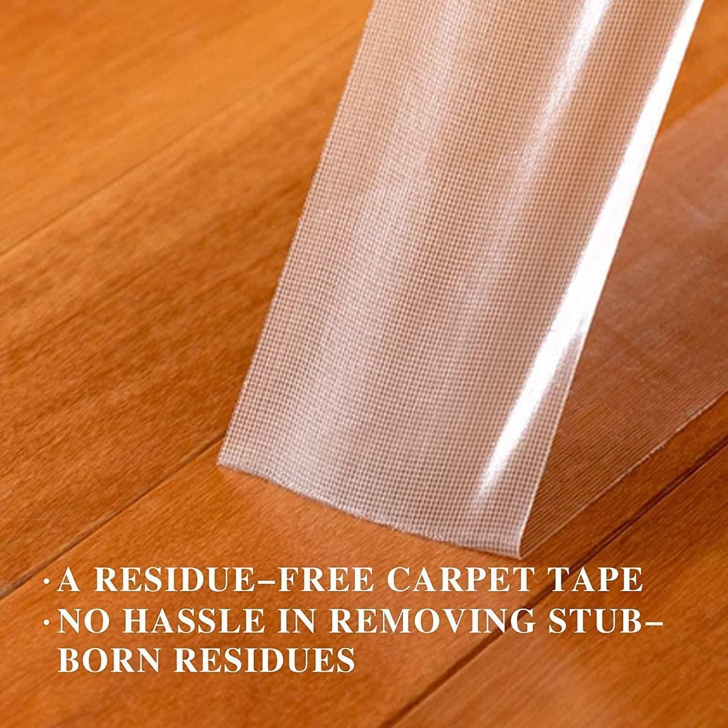 Double Grip Carpet Tape – Heavy-Duty Mesh Adhesive (1 Pc)