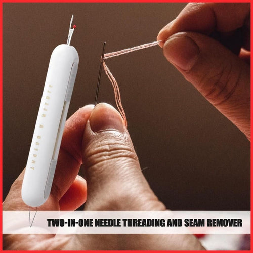 2-in-1 Needle Threader Tool - Easy Stitching Aid