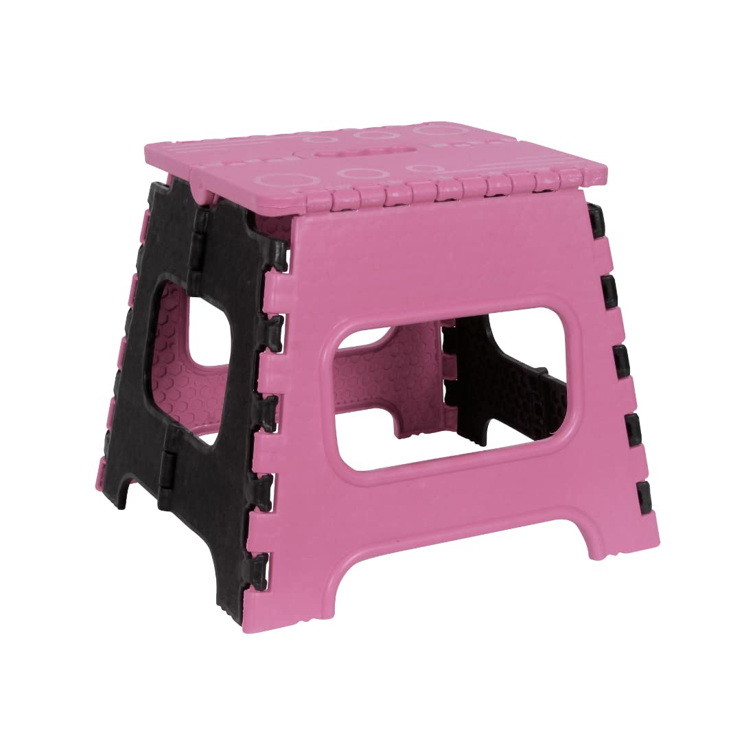 12-Inch Folding Step Stool – Super Strong Portable Plastic Stool for Adults & Kids, Kitchen & Garden Use (1 Pc)