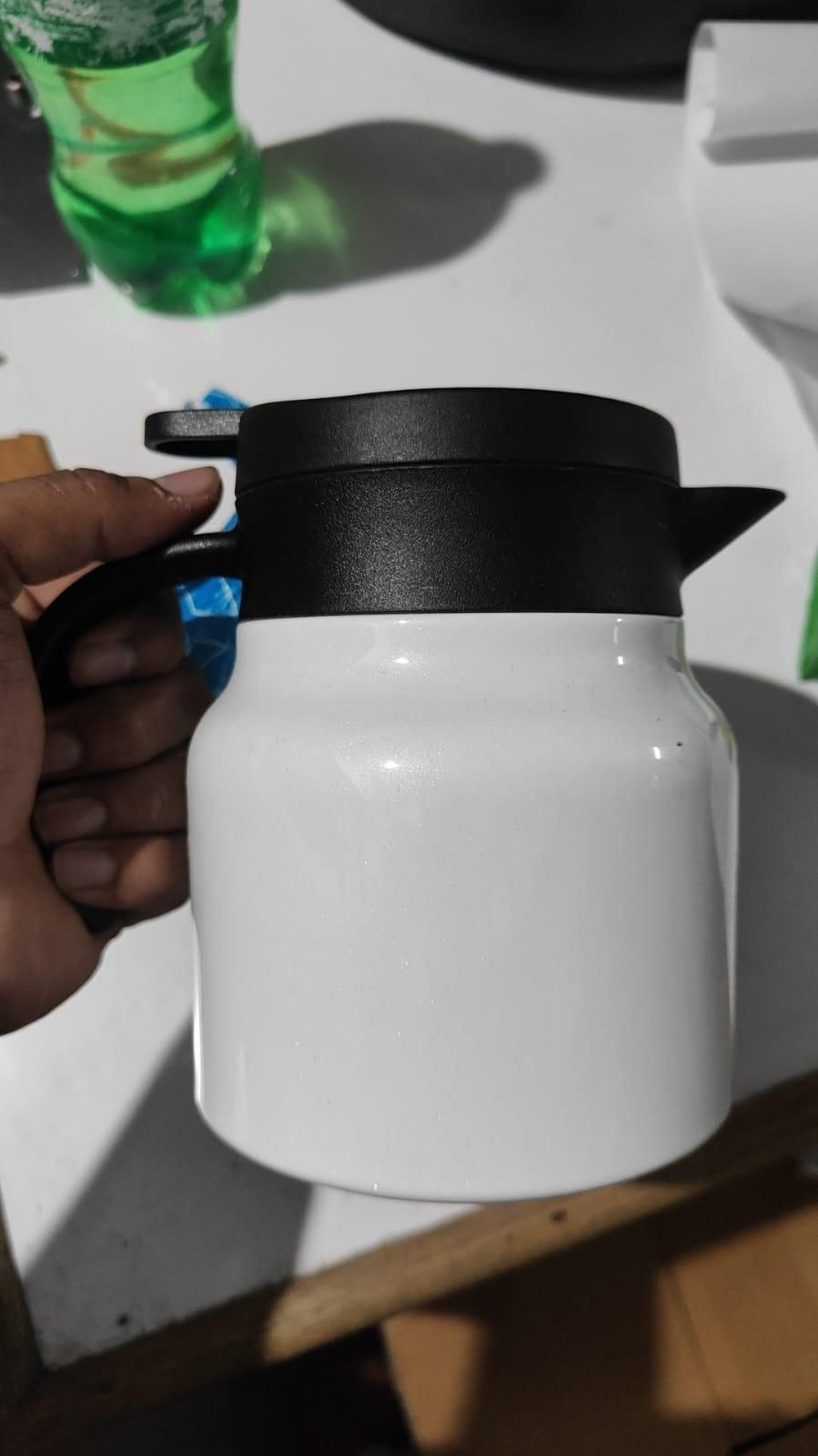 Vacuum Insulation Pitcher - Portable Hot Water & Tea Kettle (800ml)