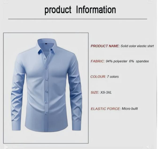 Pack of 4 Men's Slim Fit Solid Shirts – Full Sleeve, Smart Casual