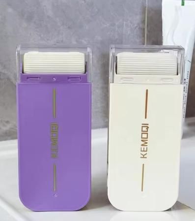 Multifunctional Non-Slip Soap & Brush Storage Box - Roller Cleaning Tool