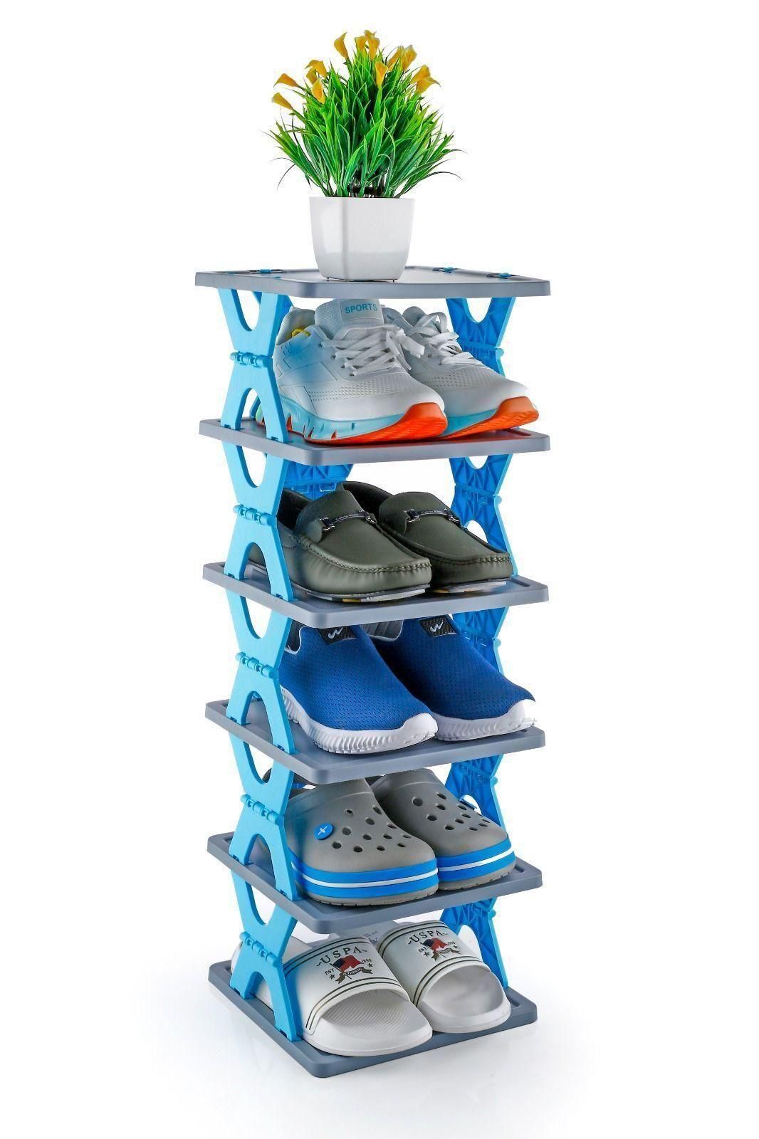 Smart Foldable 5 Tier Shoe Rack