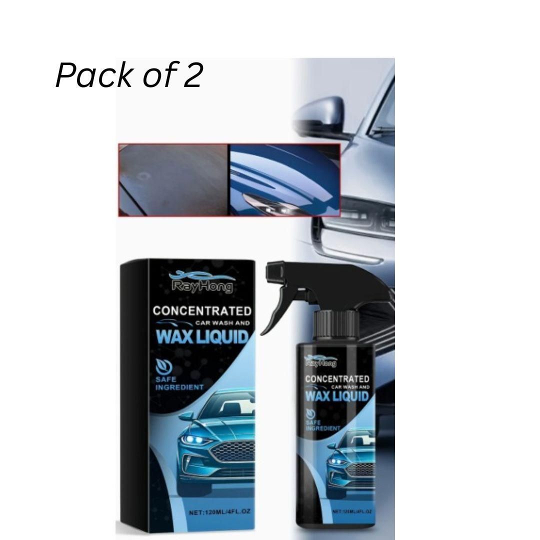 2‑Pack Car Wash & Wax Spray (500 ml Each)