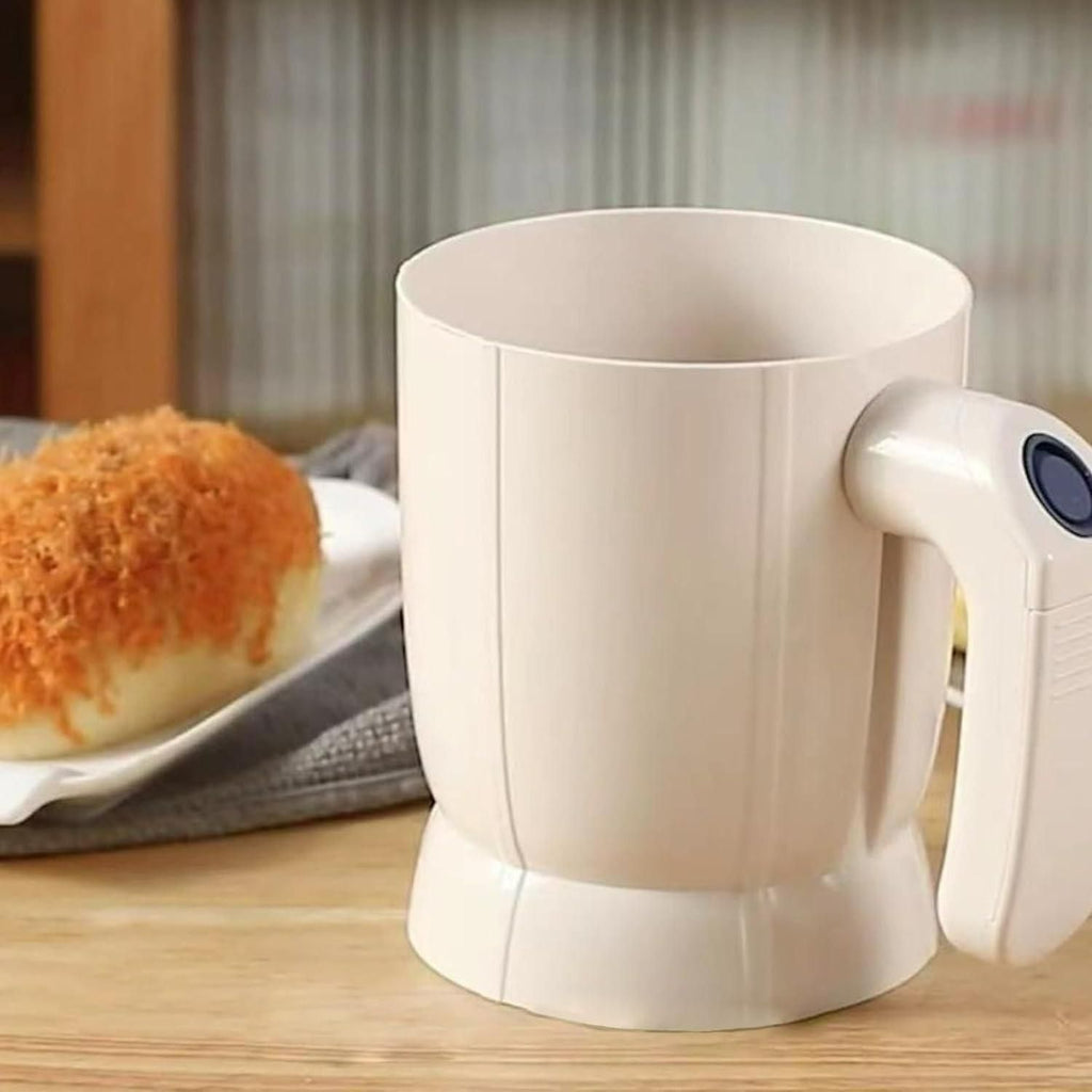 Battery-Operated Electric Flour Sifter - Handheld Baking Tool