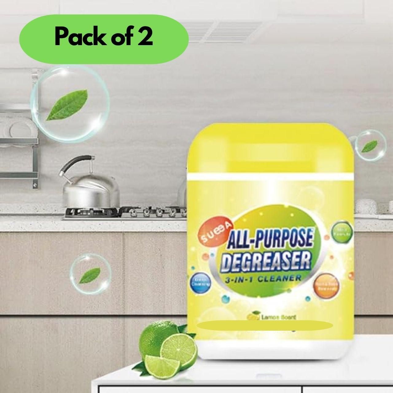 PowerClean 3-in-1 Degreaser – Multi-Surface Cleaner (Pack of 2)