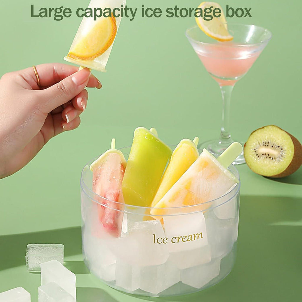 Reusable DIY Ice Pop Mould - 8-Cavity Popsicle Maker