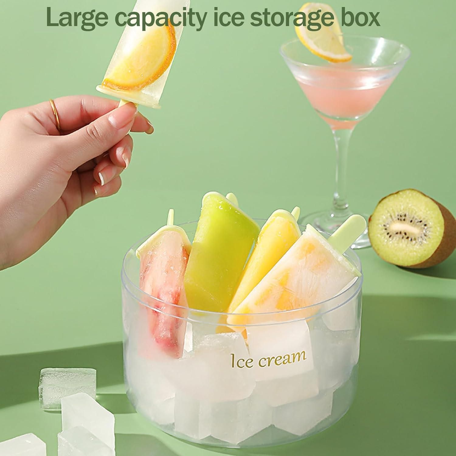 Reusable DIY Ice Pop Mould - 8-Cavity Popsicle Maker