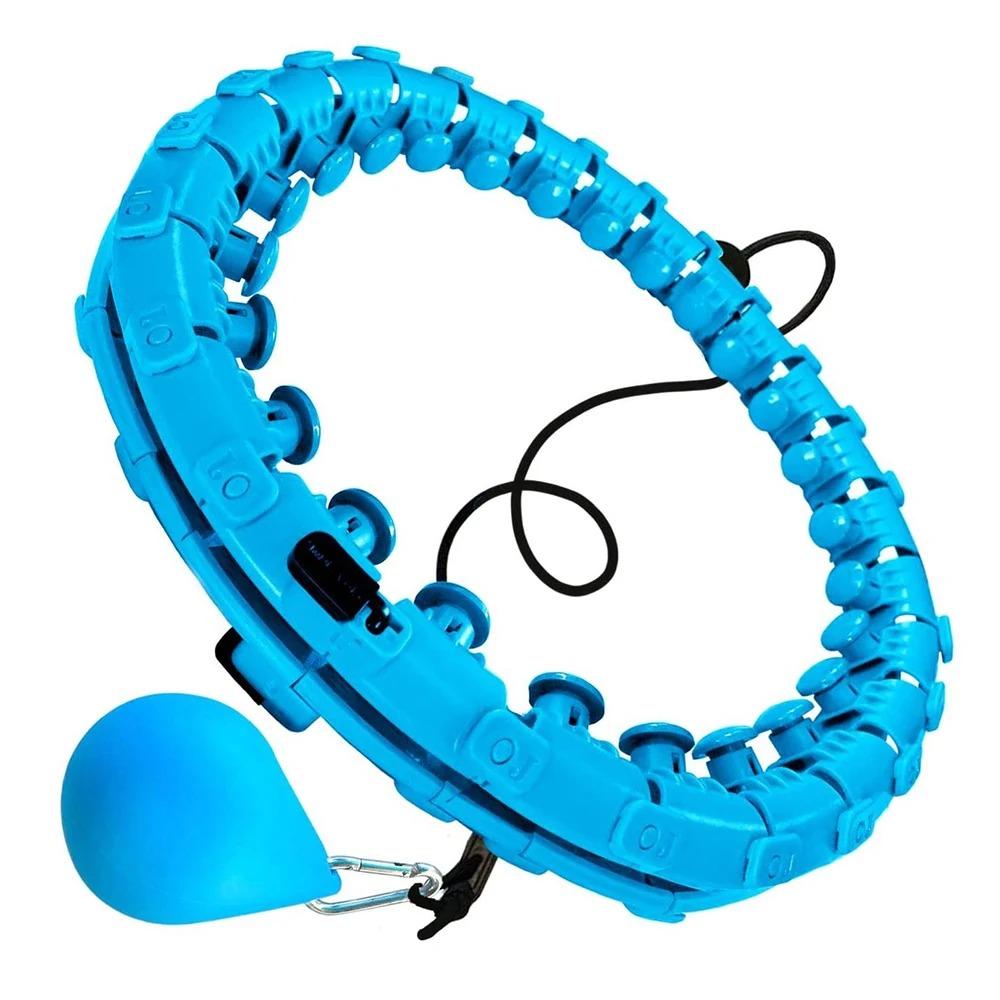 Smart Weighted Hula Hoop for Adults – Slimming Workout with Counter