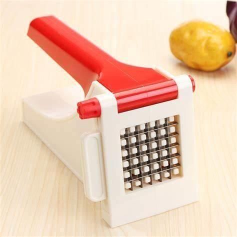 Heavy-Duty French Fry Cutter – 2-Blade Potato & Veggie Dicer (1 Pc)