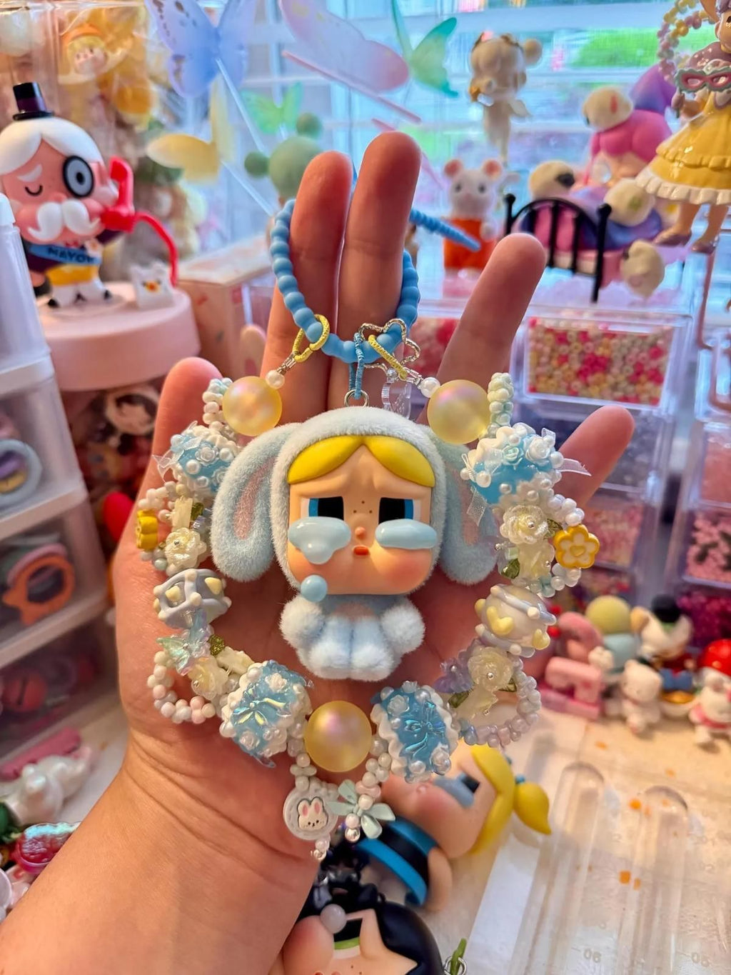 Mini Crybaby Character Keychain - Cute Collectible Charm