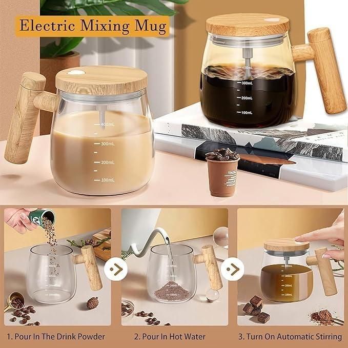 Self Stirring Electric Coffee Mug Automatic Mixing Cup