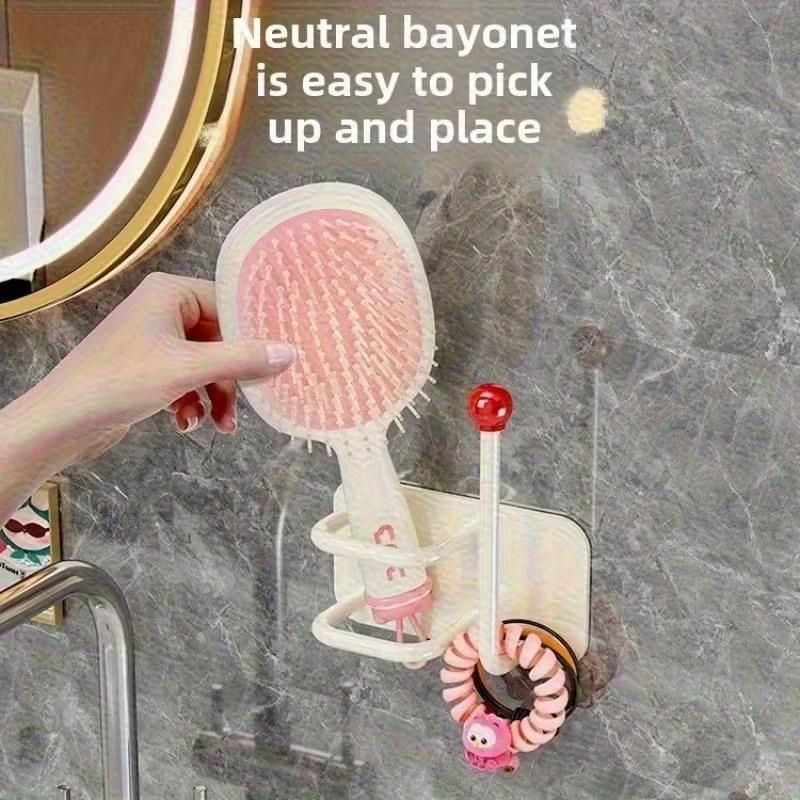 Self-Adhesive Wall Mounted Hair Organizer Hook