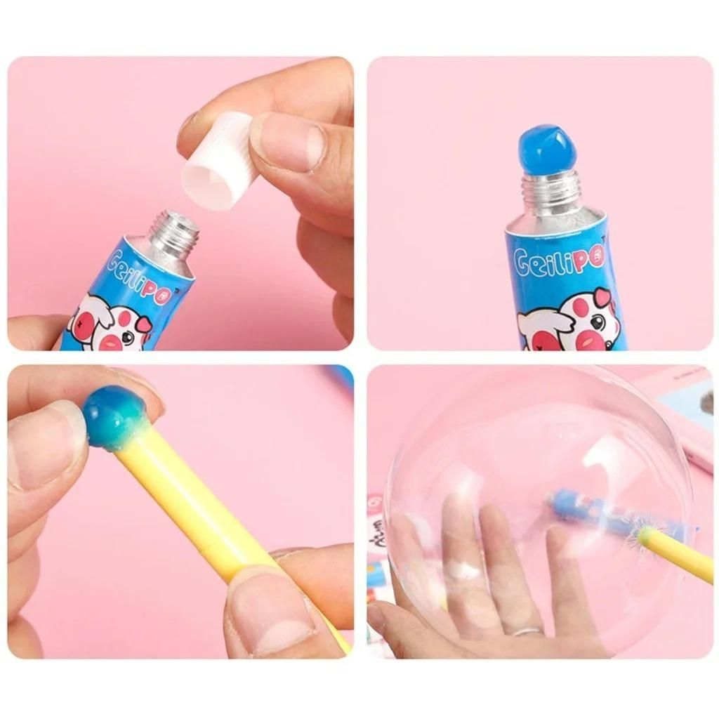 Magic Blow Bubble Balloon Tubes – Pack of 3 Kids' Play Tubes