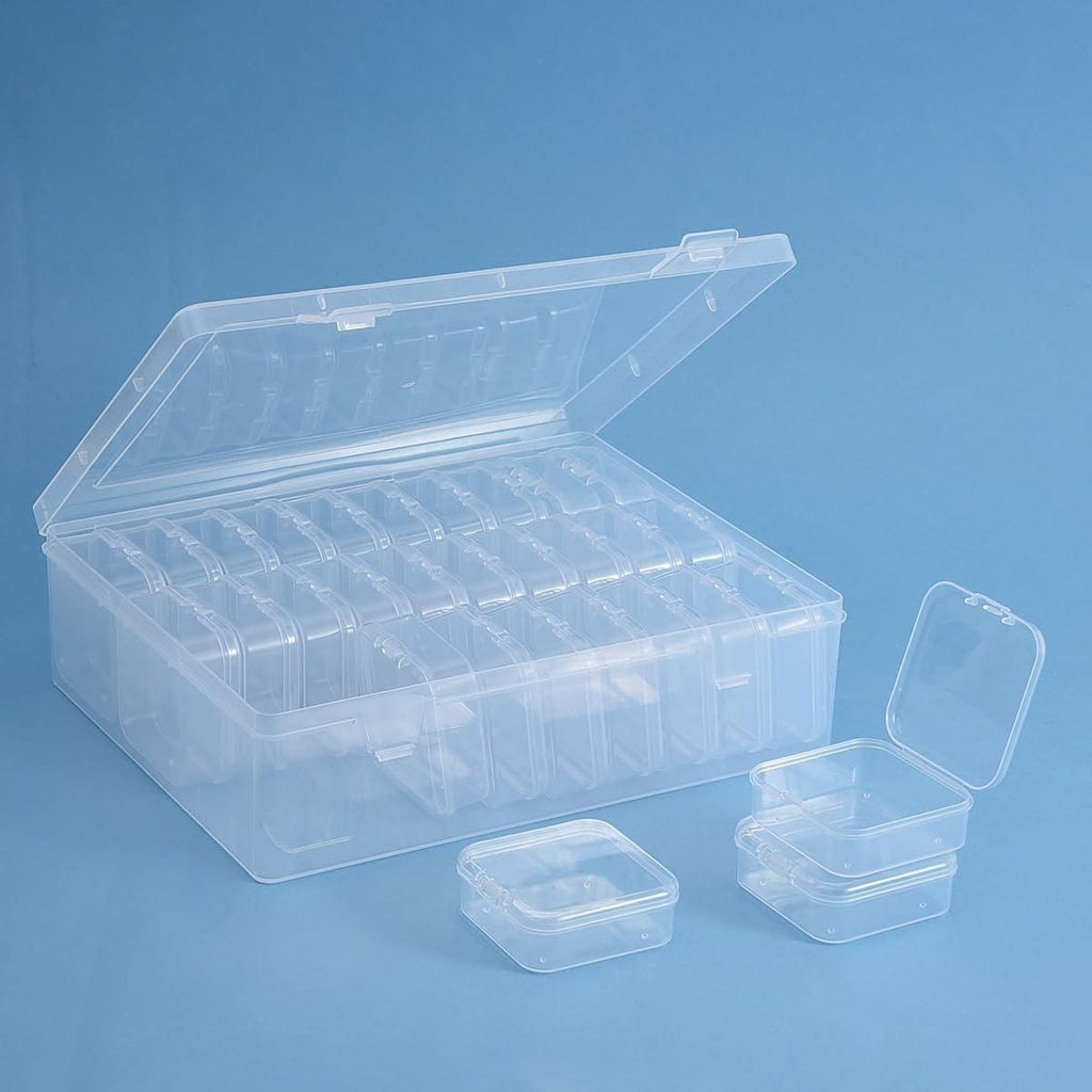 30 Box Multi-Compartment Organizer Set with Removable Grids