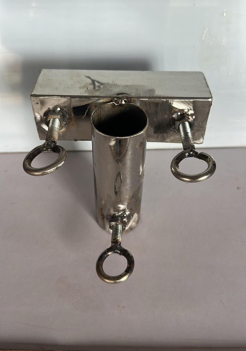 Stainless Steel Rod Clamp Holder – Sun Umbrella Mount for Balcony & Terrace