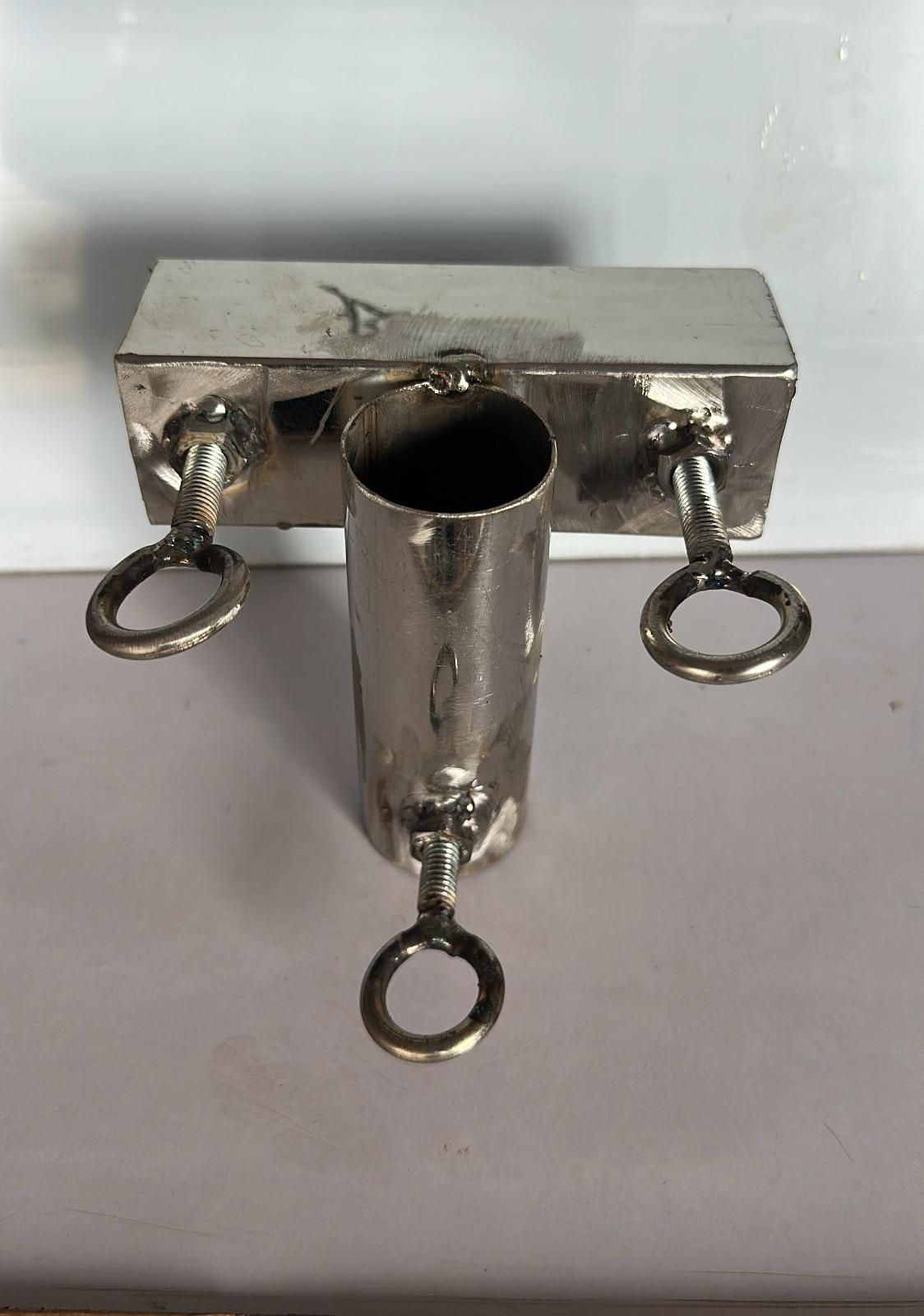 Stainless Steel Rod Clamp Holder – Sun Umbrella Mount for Balcony & Terrace