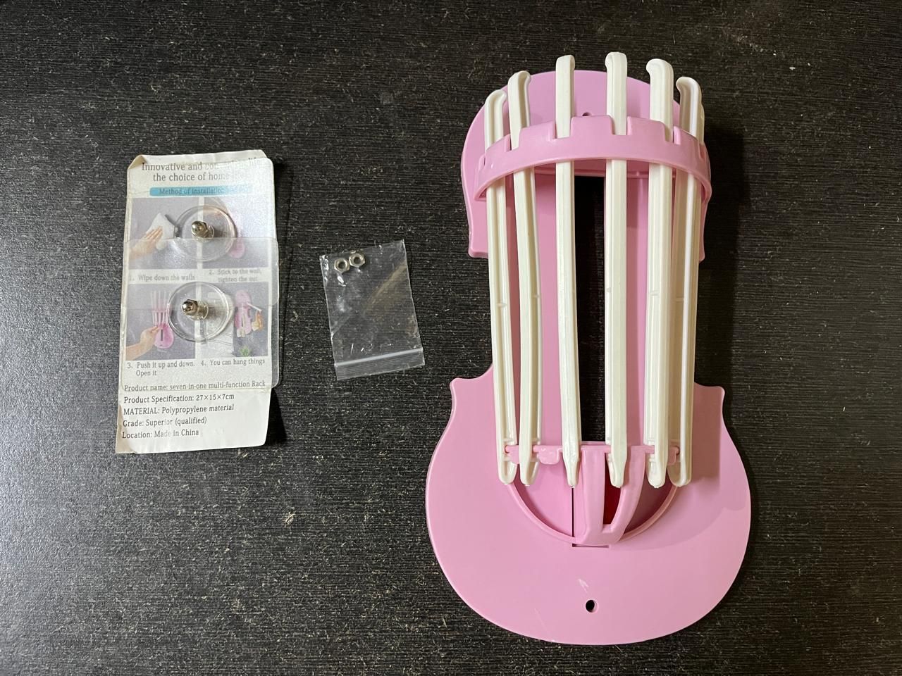 7-in-1 Wall-Mount Retractable Hanger Rack – Space-Saving Foldable Hook System