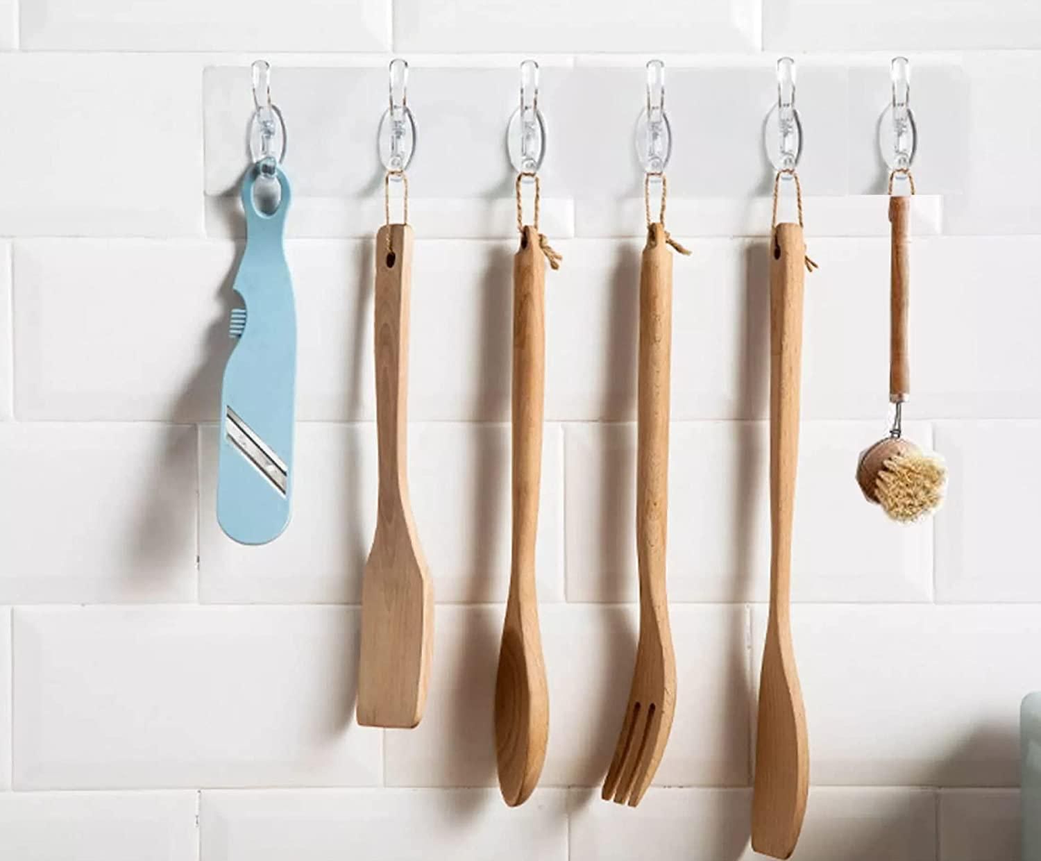 Self Adhesive Wall Hanger - Transparent Strong Hooks (Pack of 6)