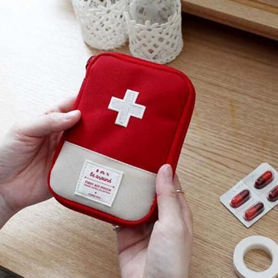 Portable Travel Medicine Organizer Bag – Compact First Aid Pouch for Men & Women