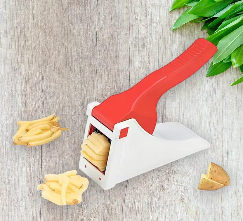 Snap-Cut Potato & Veggie Chopper – Manual Slicer Tool