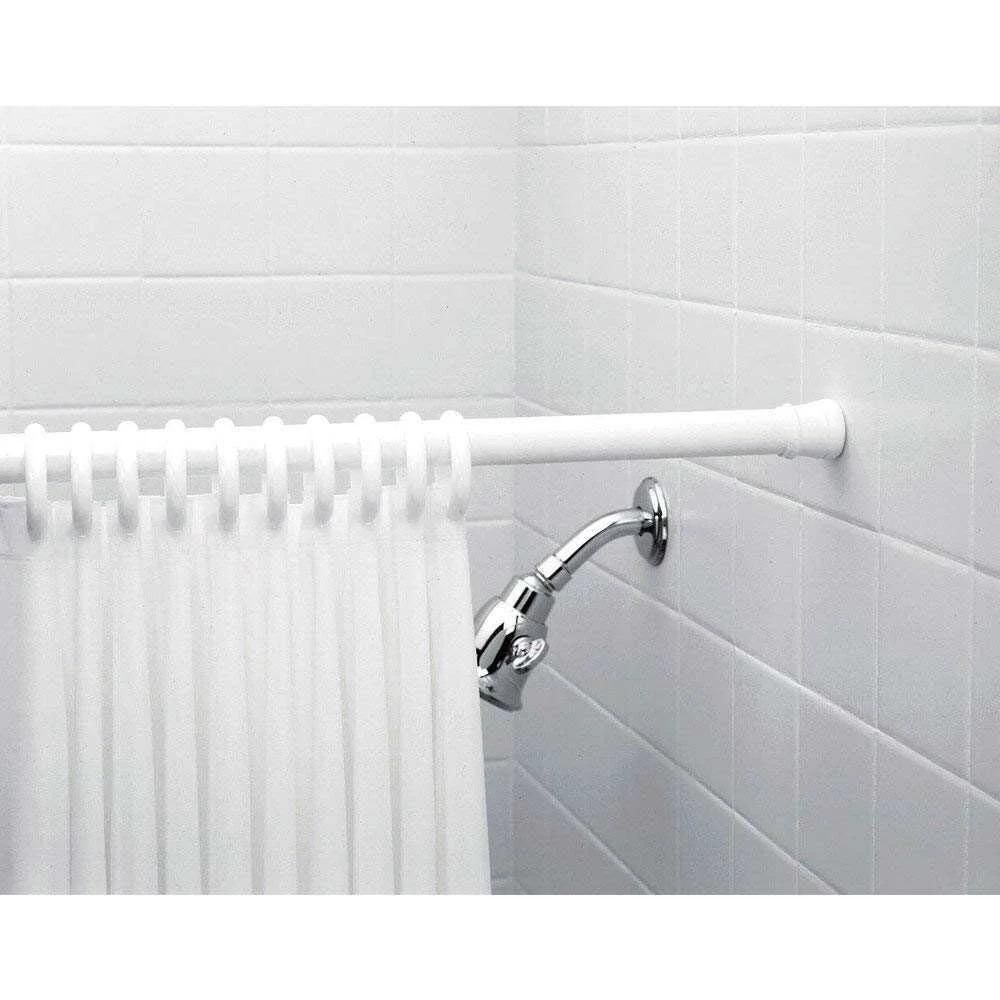 Drill-Free Adjustable Tension Rod – Stainless Steel Curtain & Shower Rod for Doors, Windows, Bathrooms (1 Pc)