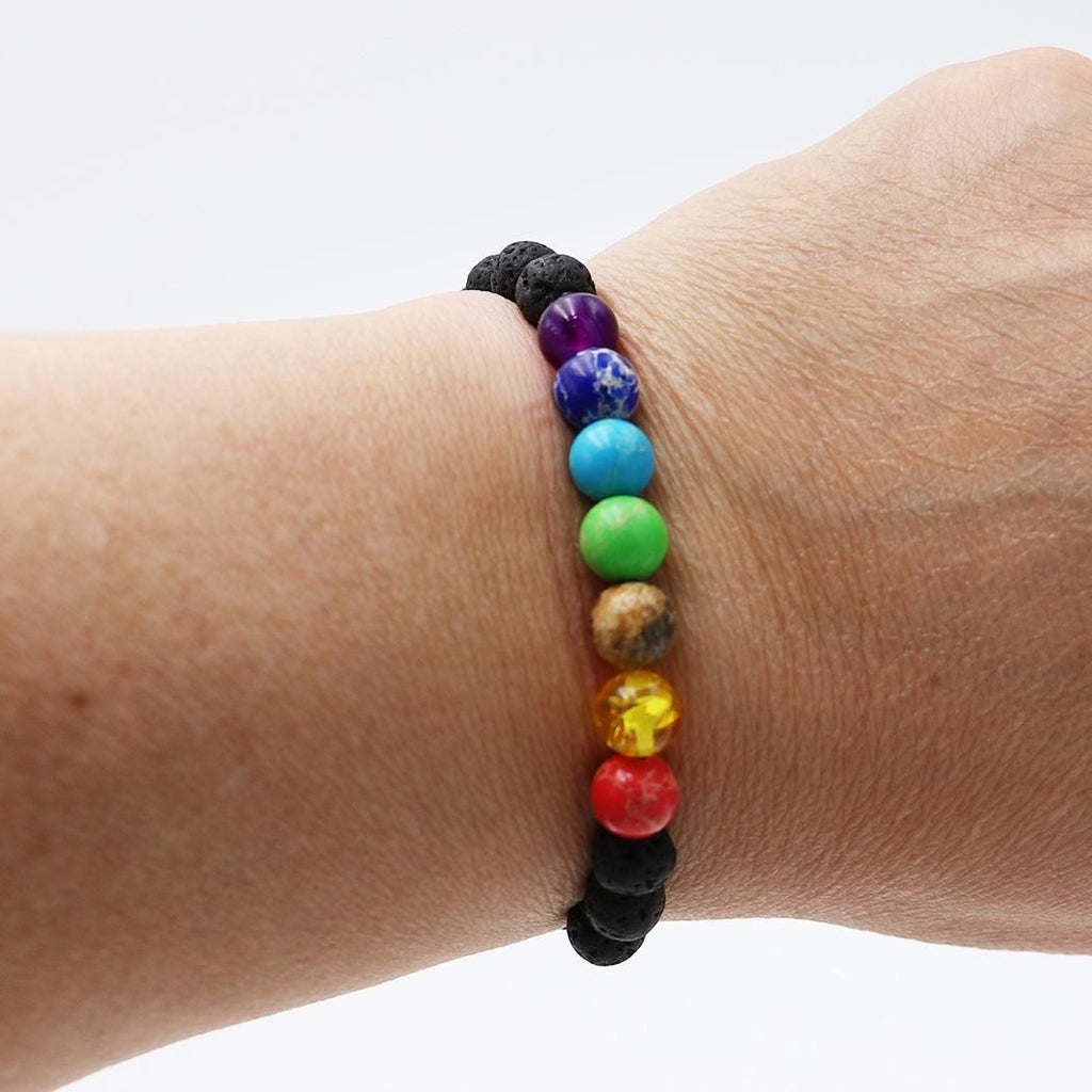 7 Chakra Energy Bracelet – Balance Beads (1 Pc)