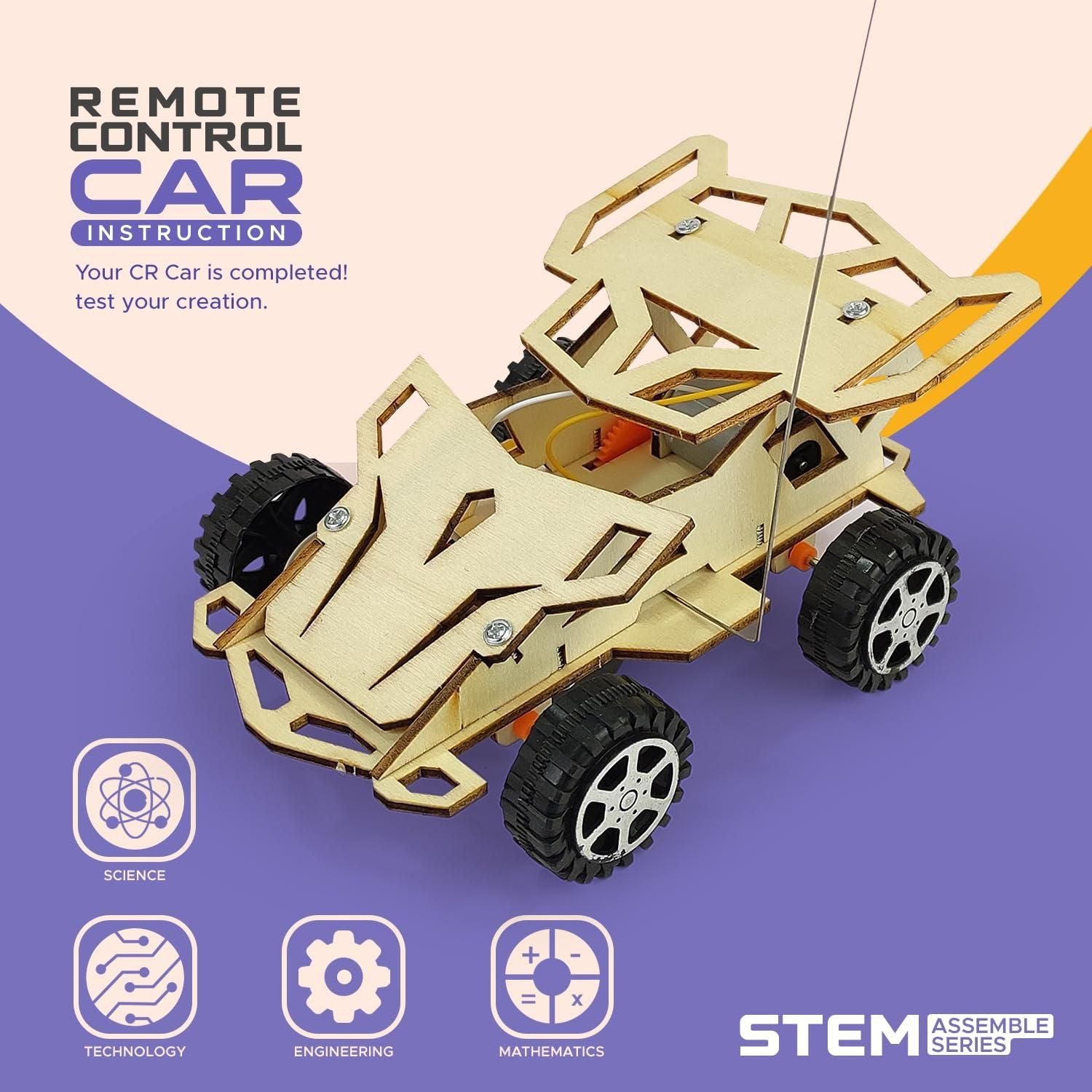 DIY Wooden Car Construction Set – Educational Assembly Toy for Kids & Adults