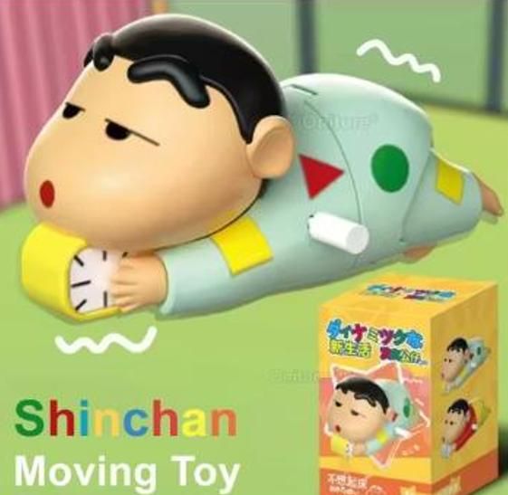 Shinchan Crawling Moving Toy - Wind-Up Action Figure for Kids
