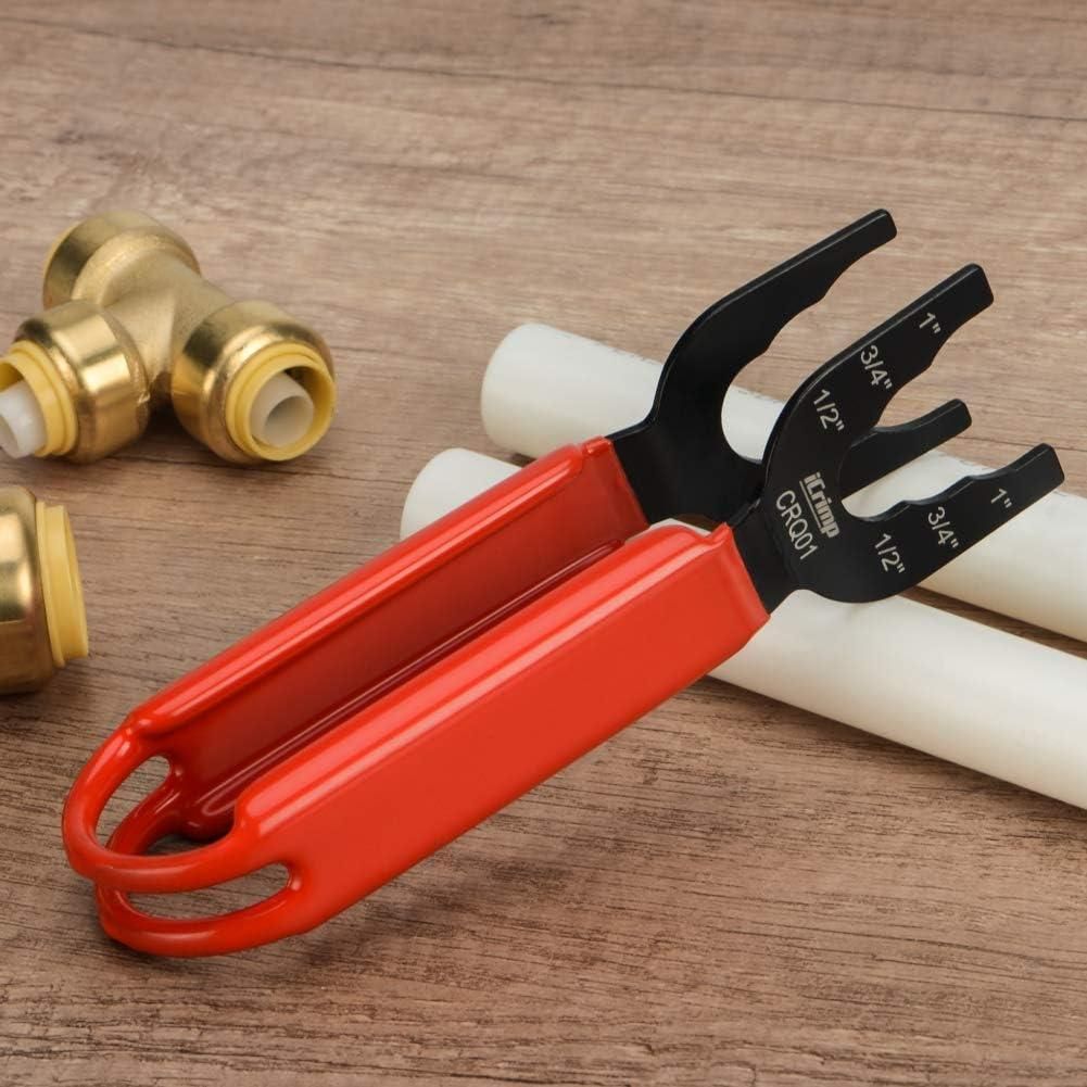 3-in-1 Push-to-Connect Clamp Tong Tool – Multi-Size Plumbing Fitting Remover
