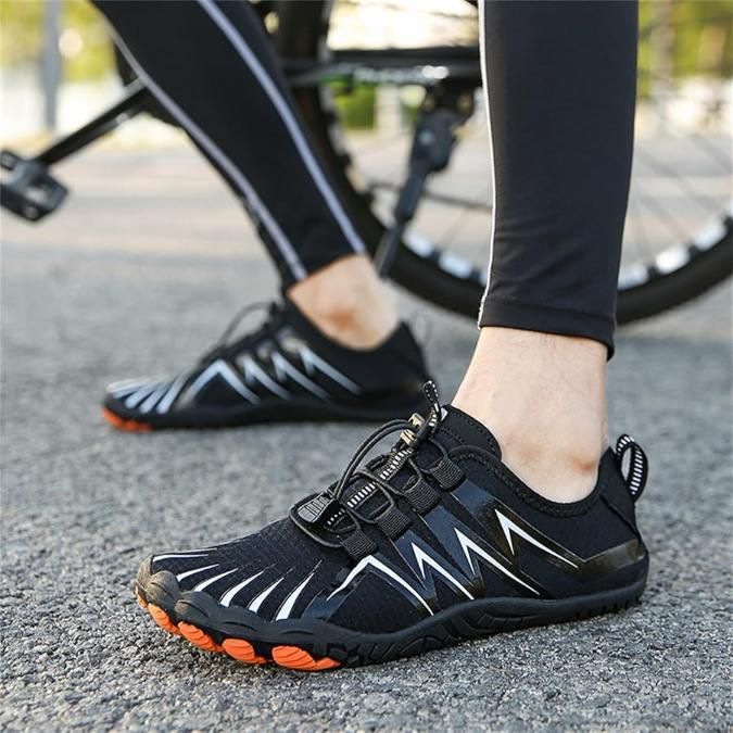 Men’s Nonslip Barefoot Shoes – Ultra-Flex Grip (Black)