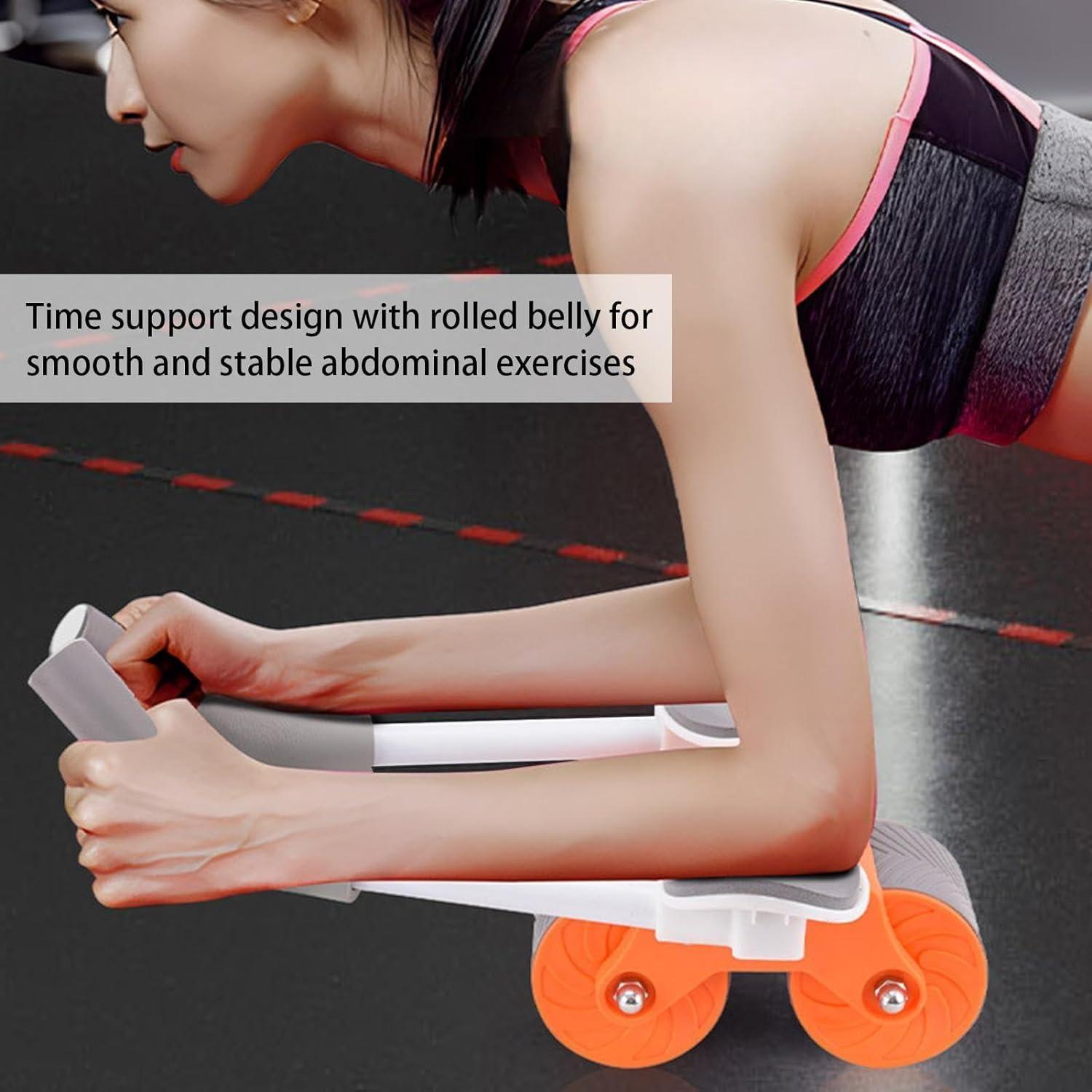 Automatic Rebound Abdominal Exercise Roller - Quiet Core Workout Wheel