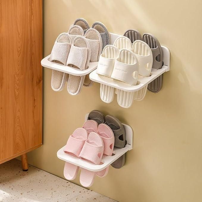 Wall Hanging Plastic Shoe Rack Organizer