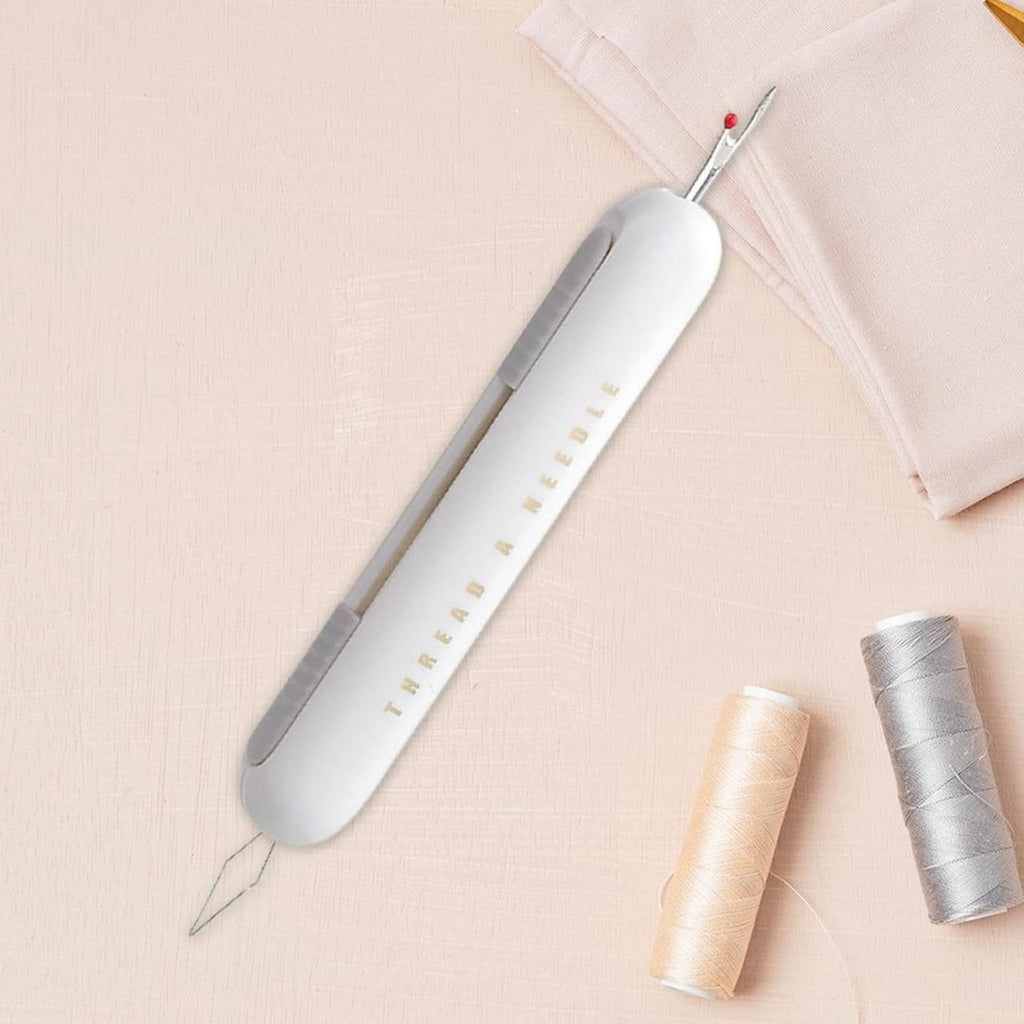 2-in-1 Needle Threader Tool - Easy Stitching Aid