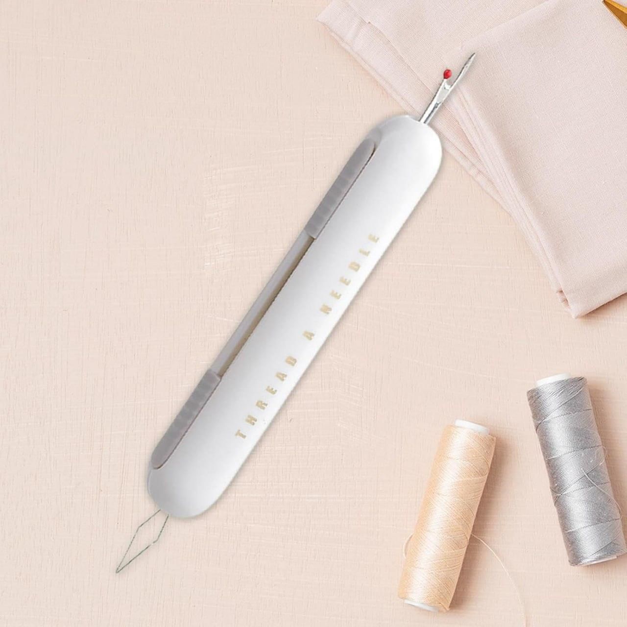 2-in-1 Needle Threader Tool - Easy Stitching Aid