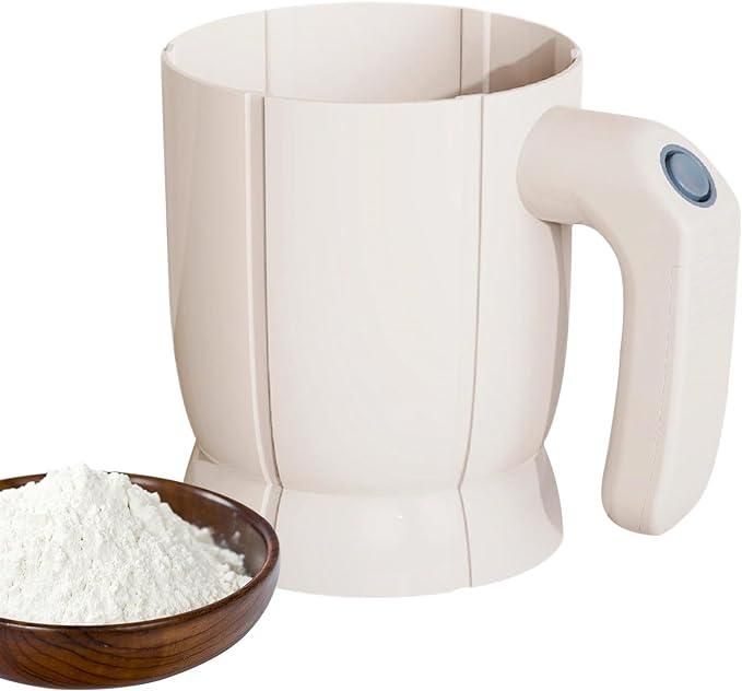 Battery-Operated Electric Flour Sifter - Handheld Baking Tool