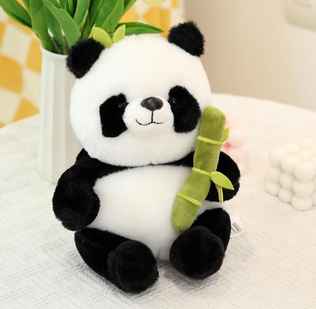 Cute Panda Plush with Bamboo – Soft Cuddle To