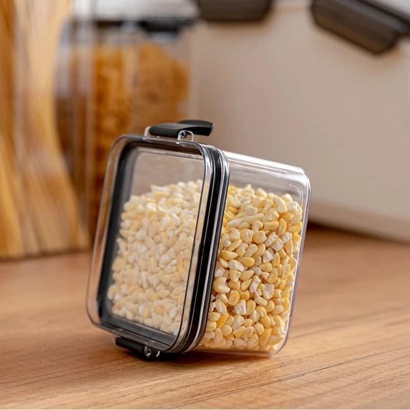 Airtight Kitchen Storage Containers - 400ml Square Set (Pack of 4)