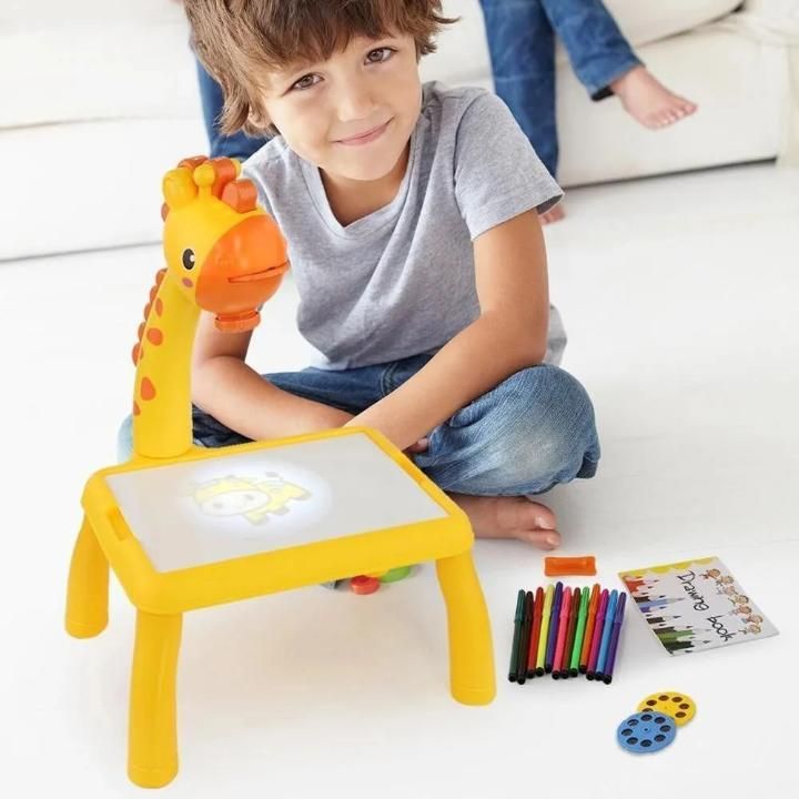 Projector Drawing Desk - Kids’ Art & Painting Board Set