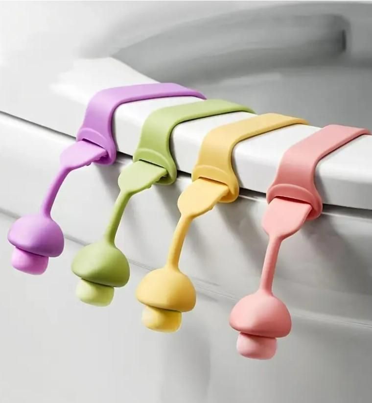 No-Touch Toilet Seat Lifters (Set of 4)