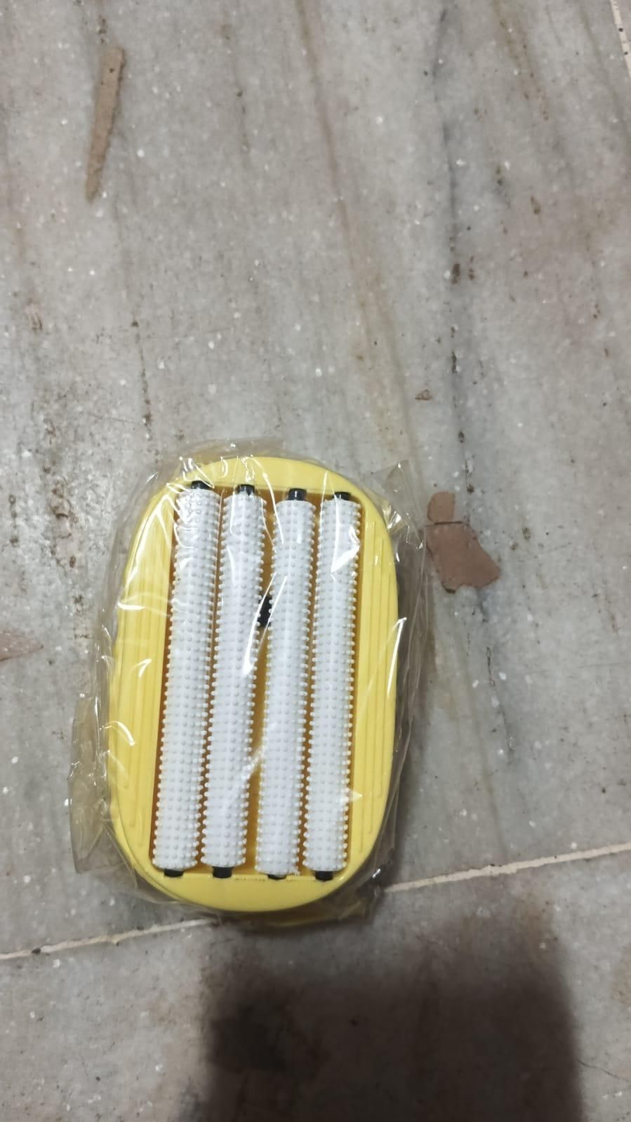 Washing Laundry Brush with Soap Dispenser - Gentle Fabric Cleaner