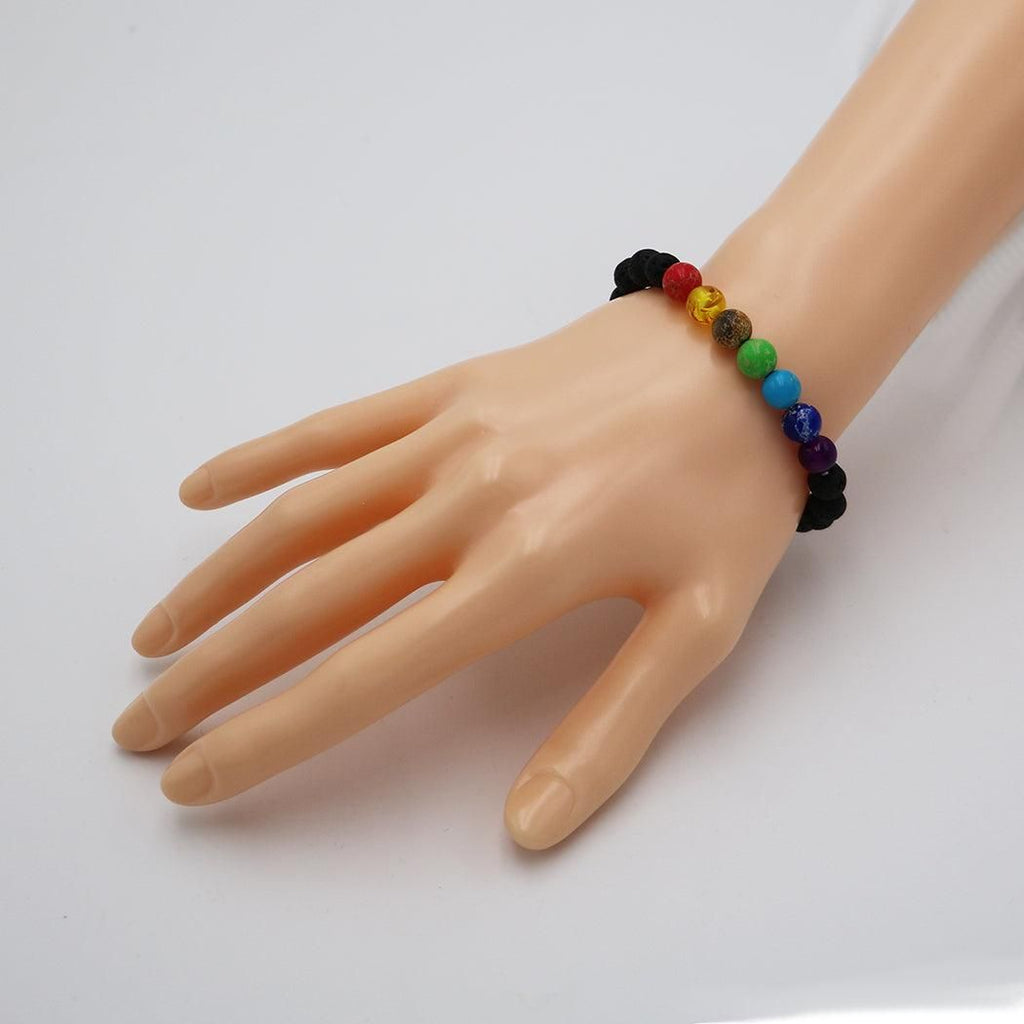 7 Chakra Energy Bracelet – Balance Beads (1 Pc)