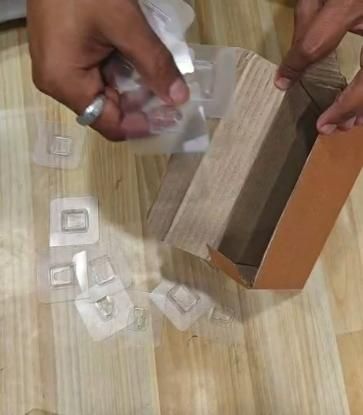 Clear Adhesive Wall Hooks Pack