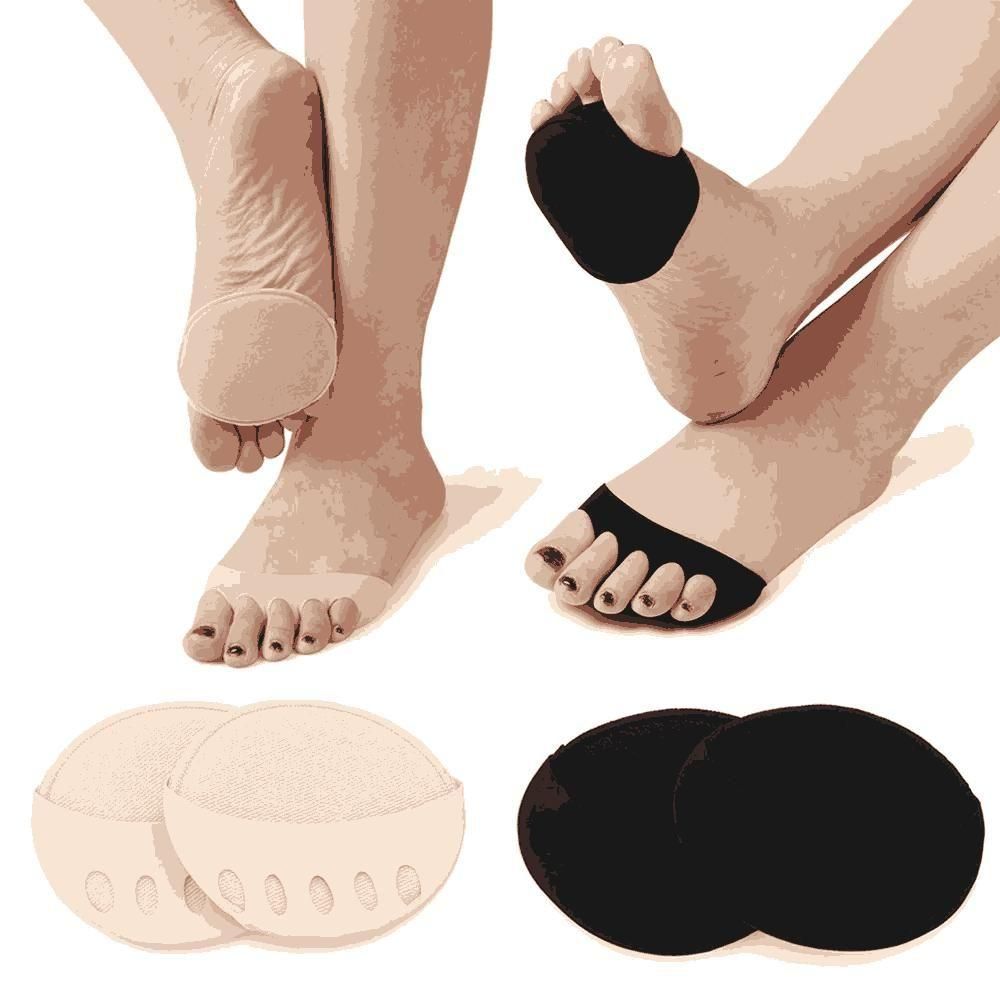 Invisible Ruffle Toe Pads – Soft Knit Cushion (2 Pairs)