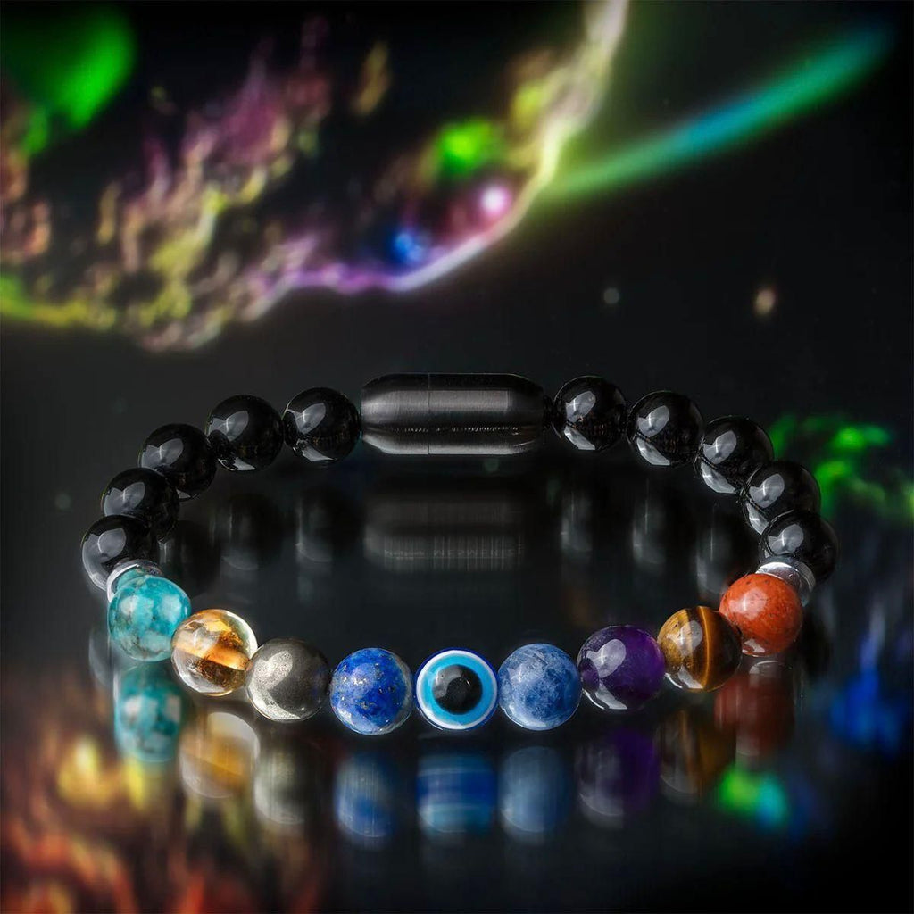 Super 9 Chakra Energy Bracelet – Cosmic Balance Beads (1 Pc)