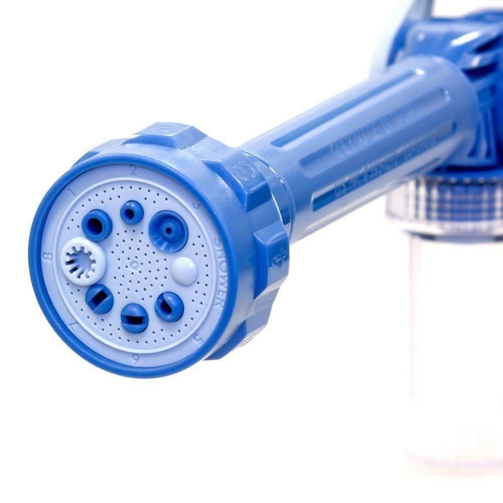 8-in-1 Turbo Spray Gun – High-Pressure Water Nozzle with Soap Dispenser for Car, Home & Garden Cleaning