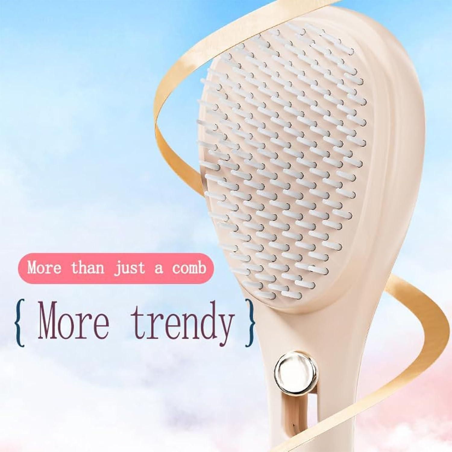 Scalp Massage Comb -  Retractable Bristle Hair Relaxing Brush