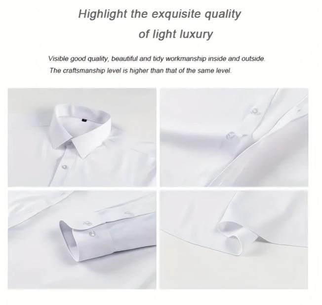 Pack of 4 Men's Slim Fit Solid Shirts – Full Sleeve, Smart Casual
